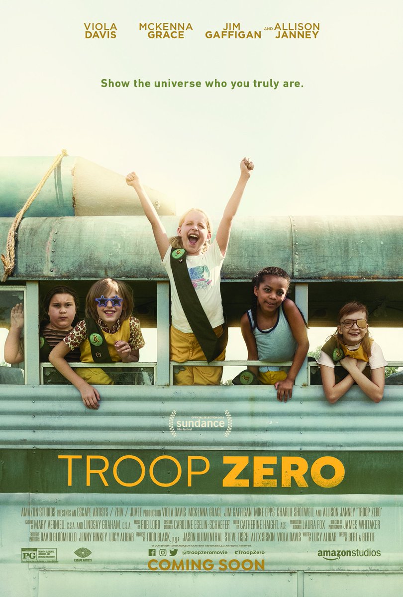 TroopZeroMovie's tweet photo. Show the universe who you truly are. 🙌 #TroopZero #Sundance https://t.co/WpslsnEFBV