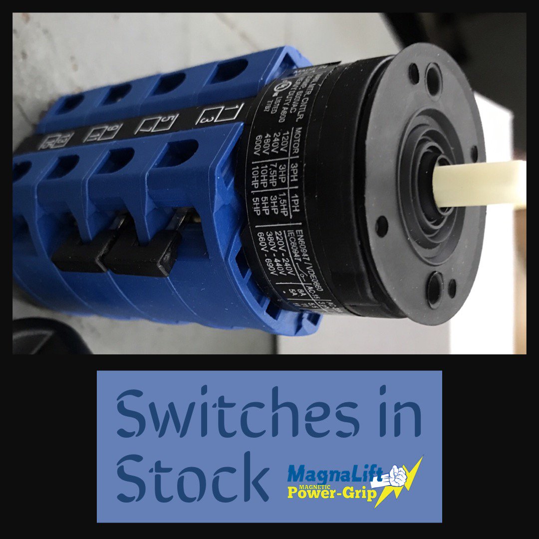 ObsidianMfg's tweet photo. Need a new #Switch for your #MagnaLift or #PowerGrip #LiftMagnet? โ๐งฒWe got you covered๐ Contact us today for pricing๐ฒ๐๐ง #ObsidianMFG #RockfordIL #MadeinRockford #MaterialHandling #Steel #SteelIndustry #AmericanMade #BelowTheHook #Cranes #Chains #OEM #Hoists #Hook https://t.co/B22ohHXpso
