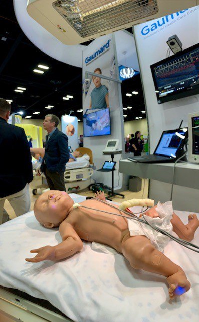 GaumardInFocus's tweet photo. Wrapping up #IMSH2019 – we made a lot of headway with industry leaders and innovators. What a great experience educating others on #simulation learning in healthcare. Thank you to @SSHorg for partnering with us and helping us lead a change in healthcare! #PoweredbySimulation https://t.co/J9y22JAcTX
