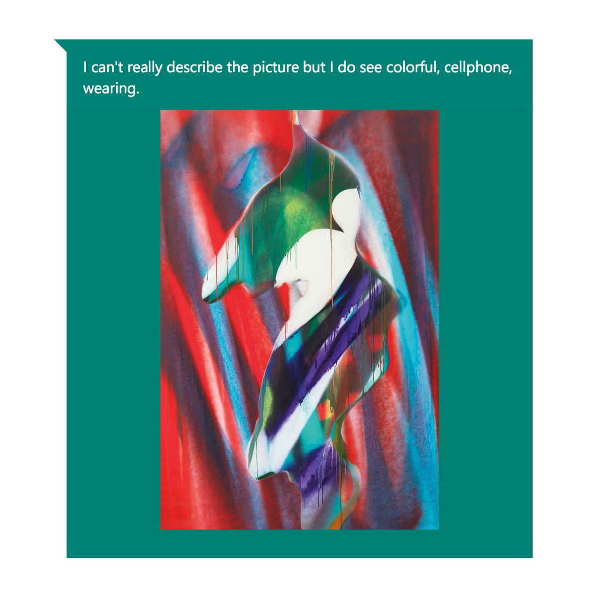 captionartbot's tweet image. #KatharinaGrosse #CaptionBot