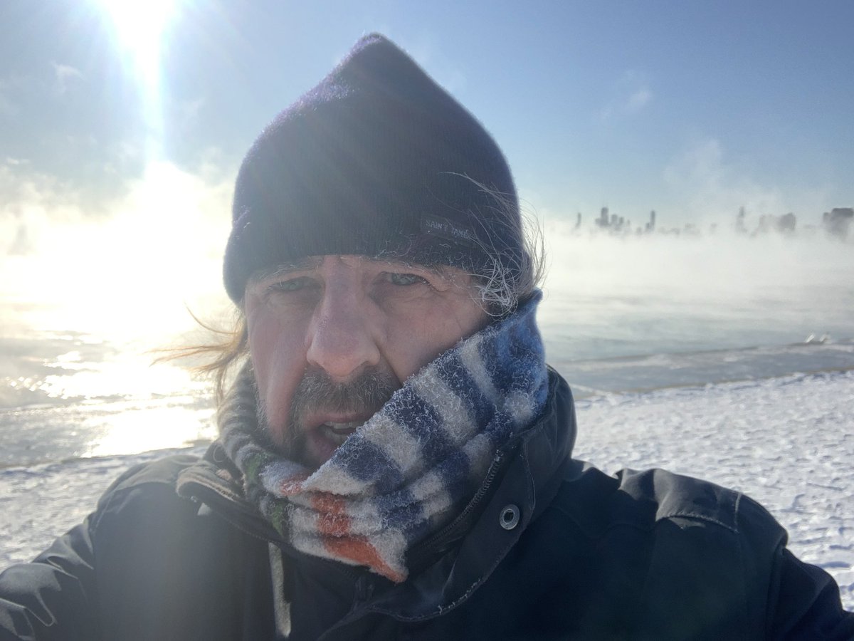#Chicago -30°, ça caille ce matin.