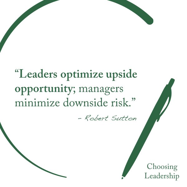 Leadership is a lion while management is a tiger. We could ask which is better, the lion (as leadership) or the tiger (as management)? But these animals live in completely different habitats. They would never meet, and we don’t know who would win in a competition between them.