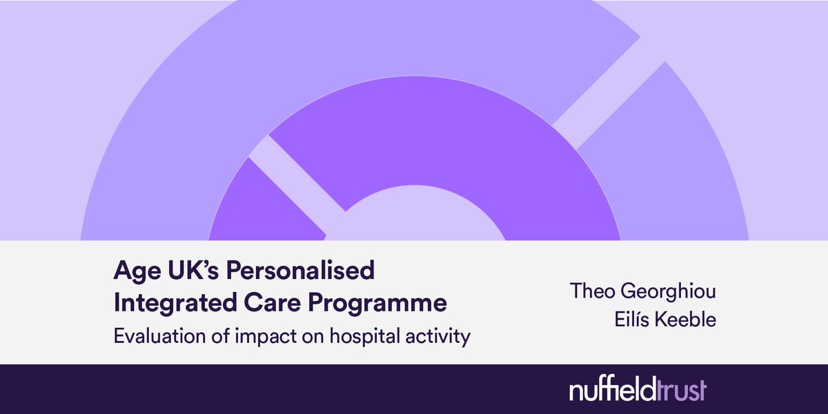 NuffieldTrust's tweet photo. NEW: We've evaluated an @age_uk initiative to provide better joined up care for older people - find out what we discovered >   https://t.co/XU32JKdtqT https://t.co/eQsFxBpNB8