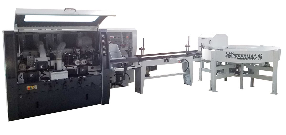 LeadermacUSA's tweet photo. Our NEW 523C Compact Short Stock Moulder with Feed System can run down to 4" long material. Check out our website for more information: https://t.co/Nj4FtVTYTh https://t.co/rokn7rvbhK