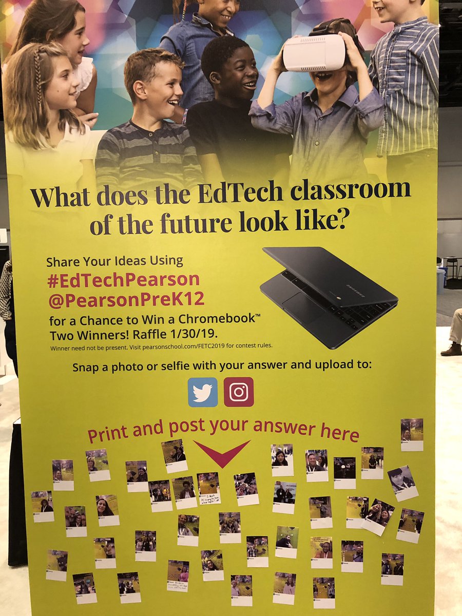 SavvasLearning's tweet photo. Huge congrats to @MrsTaylorReyn for winning our 1st Chromebook giveaway here @fetc 2019! Stop by the booth today to pick it up or private message us with your contact info! #fetc #edtechchat #edtech #edtechpearson https://t.co/FNGJTb42Ak