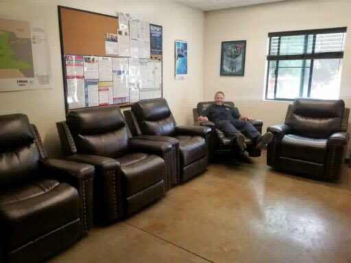 Julian Cuyamaca Firefighters offer our sincere thank you to Jerome's furniture warehouse. The good people at Jerome's learned that we were in need of new chairs in the fire station. They gladly took the opportunity to help the Julian Cuyamaca fire department. Thank you Jerome's.