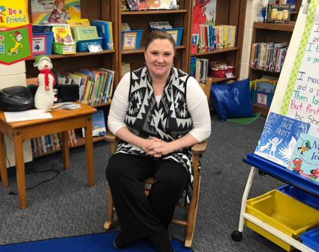 North Side’s 2018-2019 Teacher of the Year! Our librarian, Mrs. Ashley Wolfe
