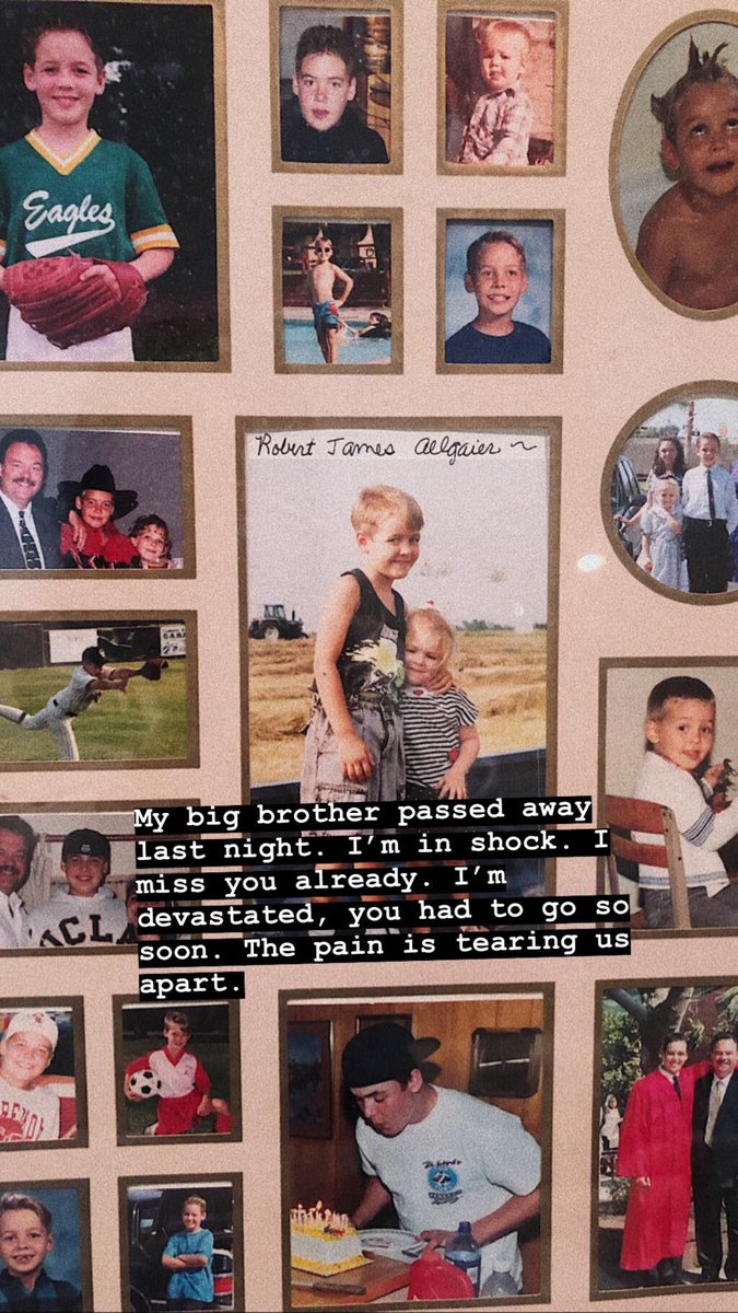 BrandiHarges's tweet image. This is unreal. I love you Big Brother. You didn’t deserve this. ❤️ #RipRob