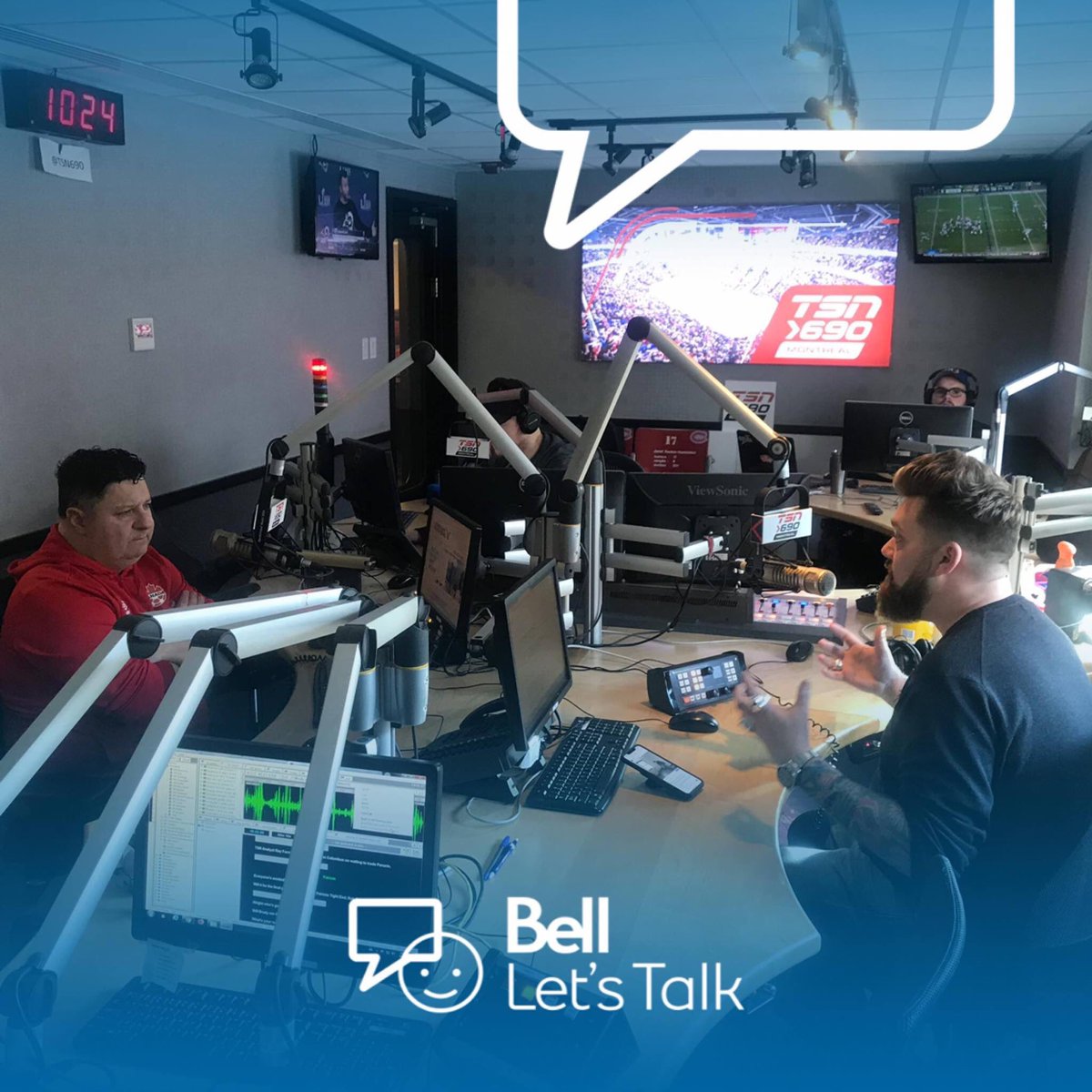 We’re all in this together. 

<a href="/IAmLeeOnAir/">Lee Haberkorn</a> from <a href="/VirginRadioMTL/">Virgin Radio Montreal</a> shared his story on The Montreal Forum with <a href="/TonyMarinaro/">Tony Marinaro</a> for #BellLetsTalk

Find out what you can do to help end the stigma surrounding mental illness over at <a href="/Bell_LetsTalk/">Bell Let's Talk</a>