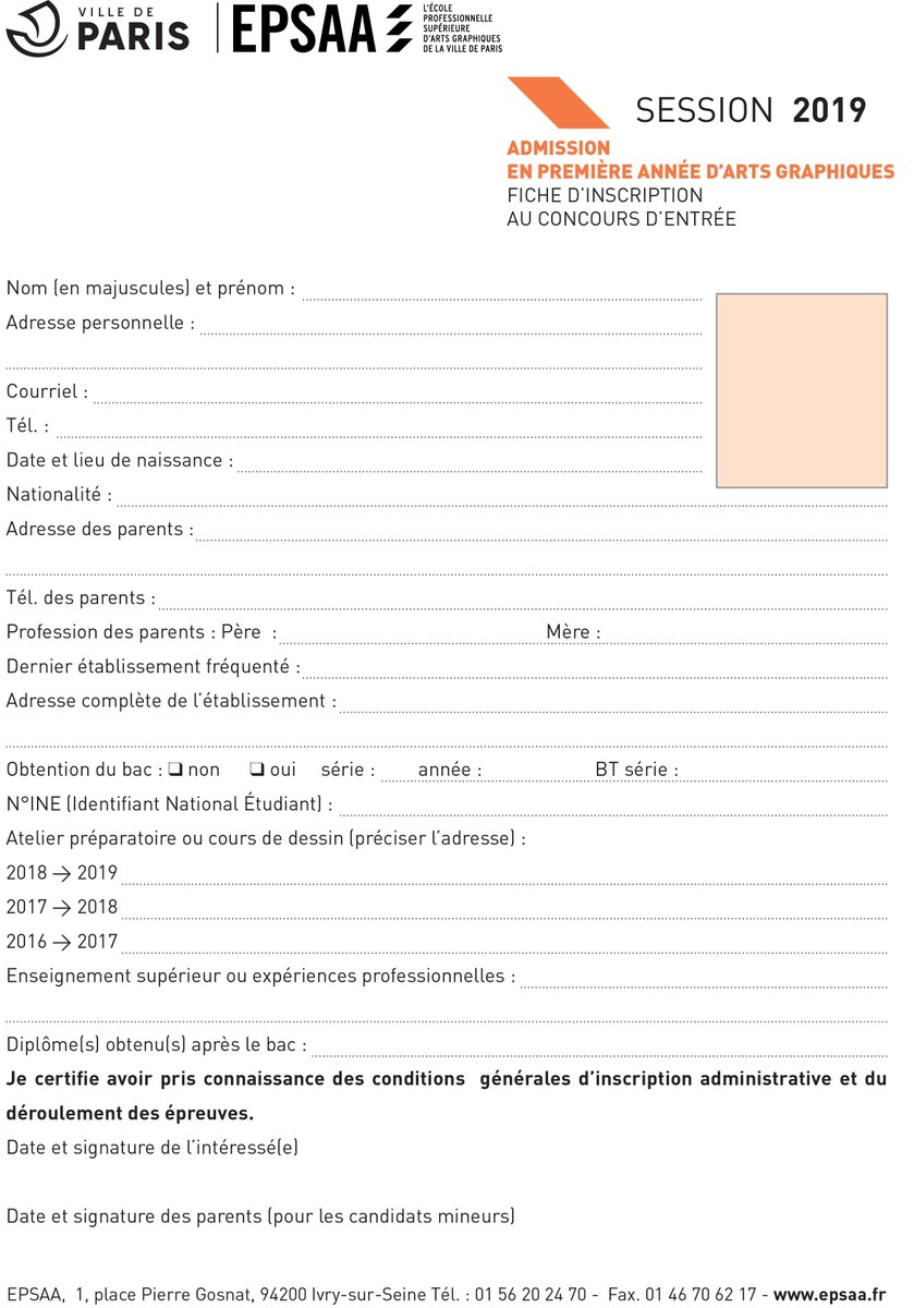 EcoleEPSAA's tweet photo. Vous rêvez de devenir #DA
Les inscriptions au concours de l'#EPSAA sont ouvertes

#graphiste #graphisme #directeurartistique #comvisuelle #ecole #ecolepublique #art #orientation #etudesartistiques #horsparcourssup  #artschool
L'@EcoleEPSAA est une école d'art de la Mairie @Paris https://t.co/plqX5EUzsj