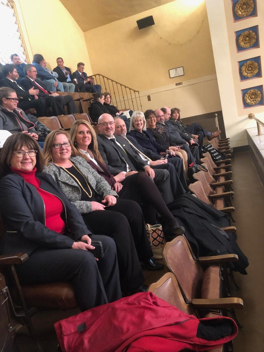 Many of the County Superintendents and WVASA members made a trip to Charleston today to attend the Senate as whole committee meeting to show their support for public education.