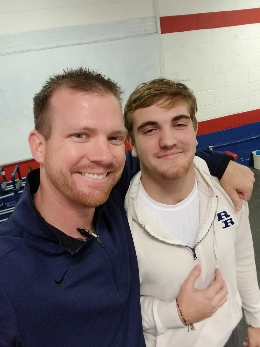 coachklintking's tweet photo. Great character talk today from #Rebel #ThrashMob alum @matt_quenichet Appreciate you taking time from your week off to come talk! "When hard work meets opportunity, great things can happen!" https://t.co/BaeuQr2EKR
