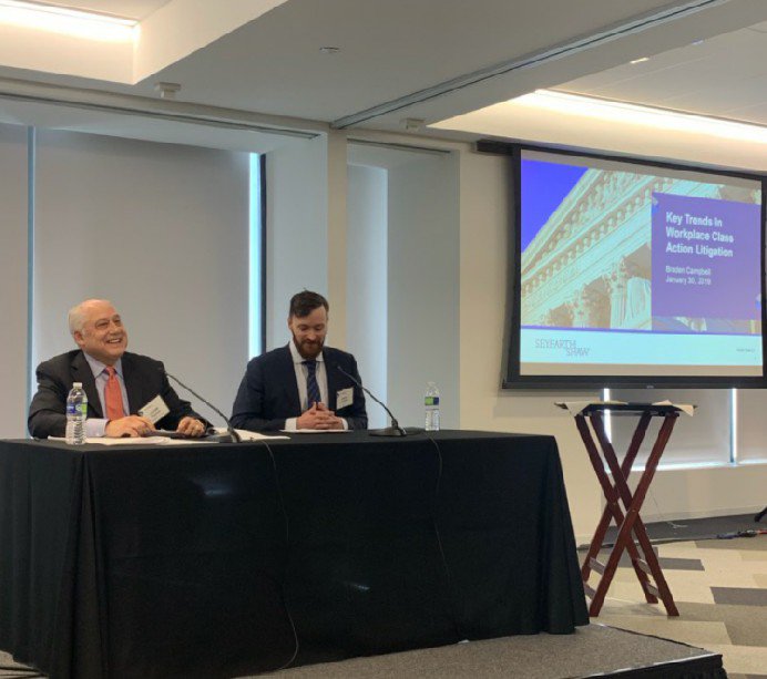 sswcab's tweet photo. @TweetsByBraden's valuable analysis continues, as he gives our viewers his prediction on the top employment law issues in 2019 @Law360 https://t.co/iTqoFJz2D0