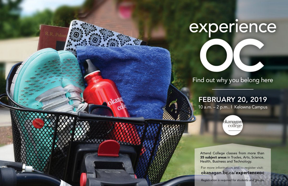 Planning for your future? Registration for Experience OC opens today! See the Career Center for registration.