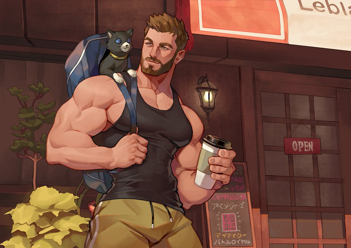 AbsolumArt's tweet photo. Thor stopping at Leblanc cafe before going to the gym!
Commission for an Anonymous customer 

I really enjoyed making it, I'm glad you like it dude!
#Thor #Avengers #Persona5 #morgana https://t.co/rjiRegn2k9