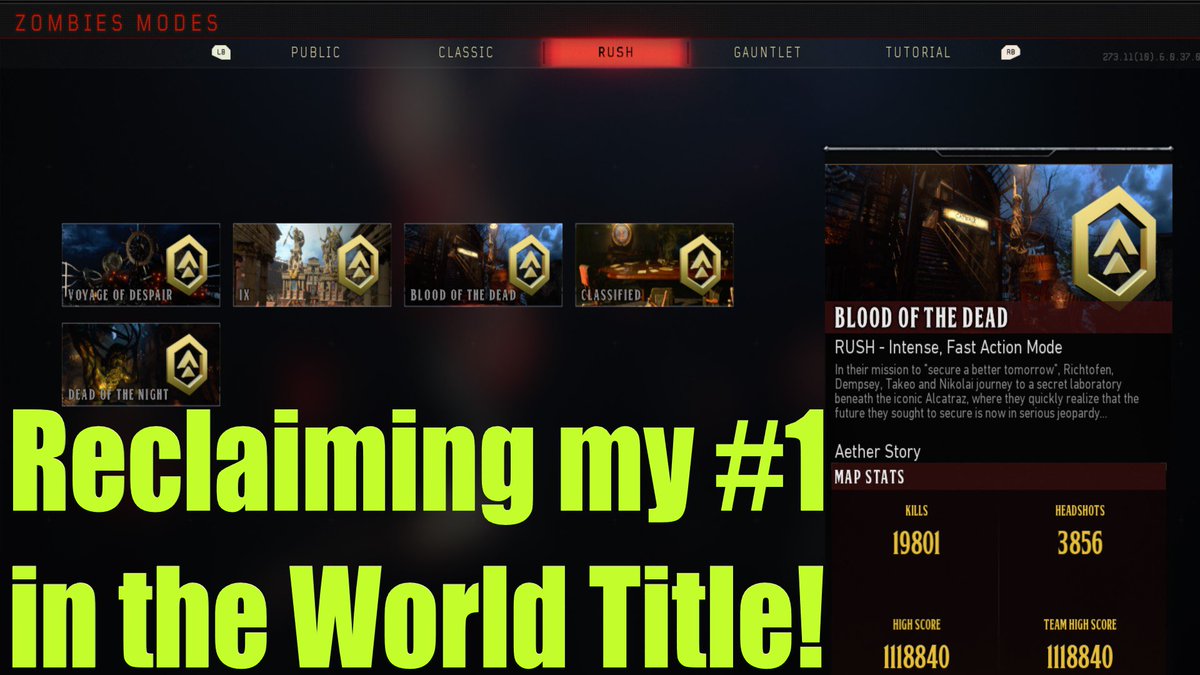 Zombierush Hashtag On Twitter - blackops4 bo4 zombierush rush treyarch callofduty bestintheworld nerfed tooeasy bloodofthedead ix classified cod pic twitter com 4cjwekye3t