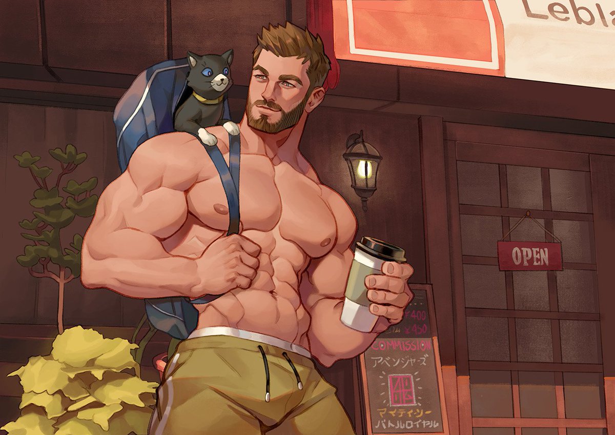 AbsolumArt's tweet photo. Thor stopping at Leblanc cafe before going to the gym!
Commission for an Anonymous customer 

I really enjoyed making it, I'm glad you like it dude!
#Thor #Avengers #Persona5 #morgana https://t.co/rjiRegn2k9