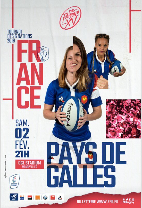 LenaigCorson's tweet photo. Vous êtes prêts pour le début du @Womens6Nations ? 😉
Rendez vous Samedi soir au stade du @MHR_officiel ou sur @France4tv à 21h pour l’ouverture du Tournoi contre @WelshRugbyUnion 🏉

#NefaisonsXV @FFRugby @assurementrugby @safizizir https://t.co/mjUEBhPm3l