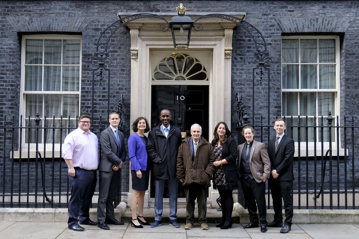 HMDT Chief Executive <a href="/OliviaRMW/">Olivia Marks-Woldman</a> spoke today alongside <a href="/KarenPollock100/">Karen Pollock 🎗️</a>, Steven Frank BEM, a survivor of the Holocaust and <a href="/e_murangwa/">Eric E Murangwa MBE</a>, a survivor of the Genocide in Rwanda at <a href="/10DowningStreet/">UK Prime Minister</a>. Staff heard moving testimony from both Steven and Eric for #HolocaustMemorialDay