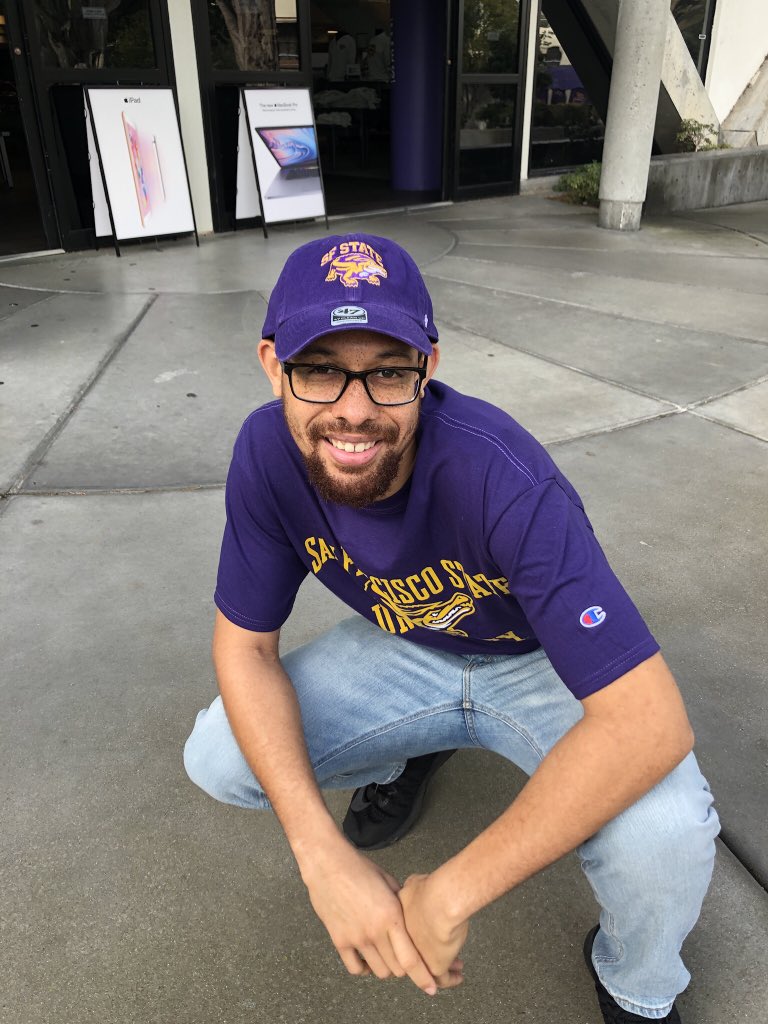 SFSUBookstore's tweet photo. New semester = new Gator gear for you  🐊💜💛 

#sfsu #sfstate #sfsubookstore #springsemester #springsemester2019 #spring2019 #sfsu2019 #gators #gogators #sfsugators #college #collegegear #collegeswag #sfsugear #school #purpleandyellow #sanfrancisco #sf #bookstore #mygatorgear https://t.co/Fmz2adsYvJ
