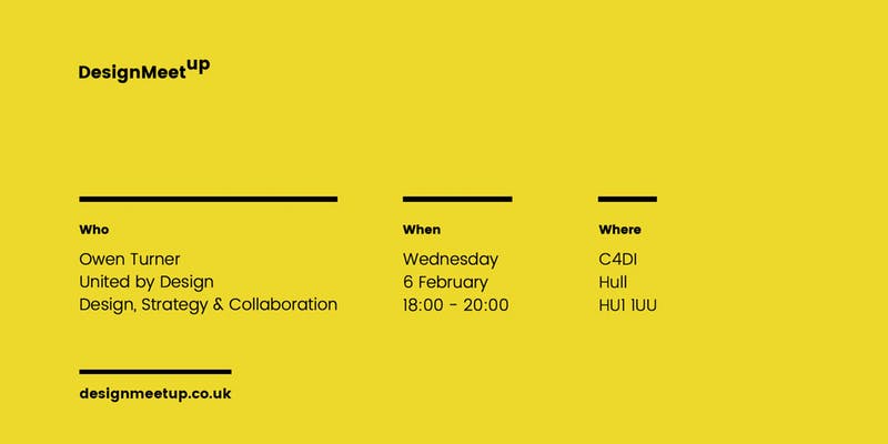 MattixDesign's tweet image. Only one week to go until @TheDesignMeetup at @C4DIHull!

Be sure to grab your free ticket today to hear from @owen_ubd of @ubd_studio.

🎟️ designmeetup.co.uk 

#HullDesignMeetup #hulldesign #design