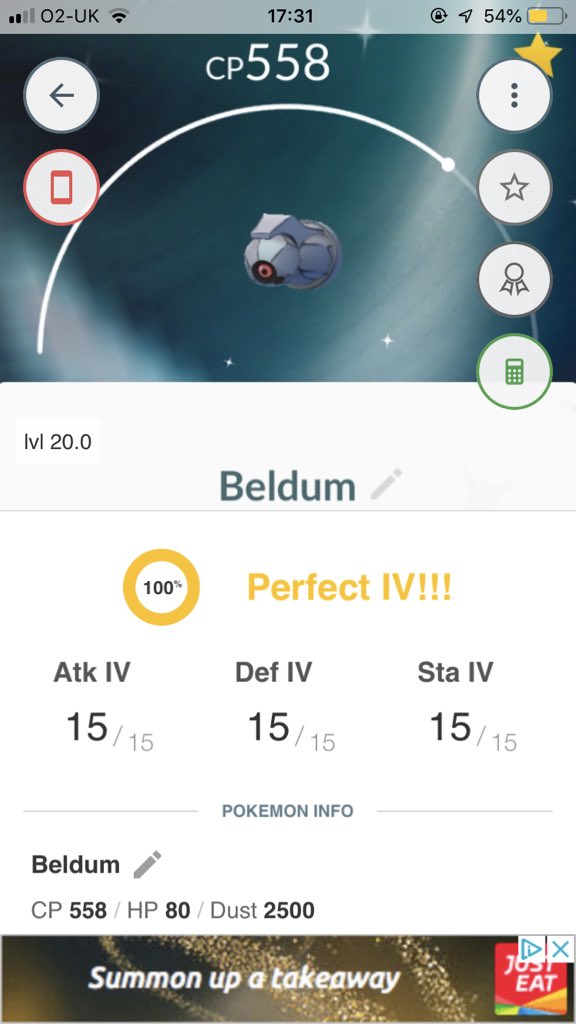 Beldum Iv Chart