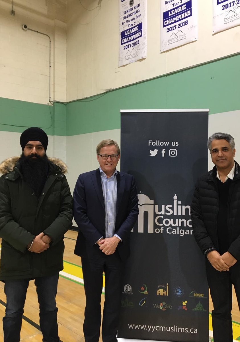 davideggenAB's tweet photo. It was my honour to join @Muslims_YYC last night as we remembered those killed in a Quebec Mosque two years ago. Our government is committed to combating racism, hatred and intolerance, and we will continue to work together to build a better province for all Albertans #ableg #yyc https://t.co/k7A2CLYjkp