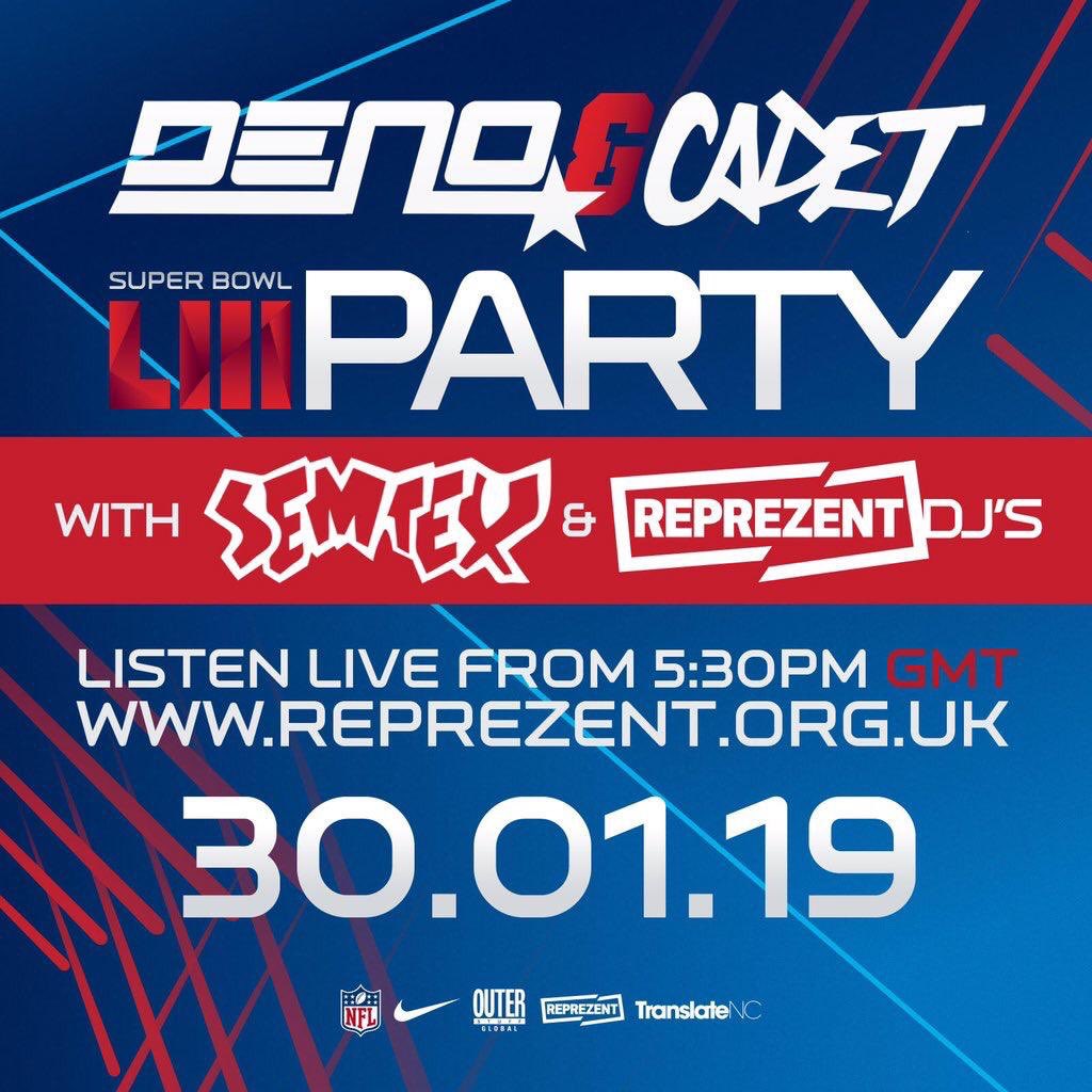 ReprezentRadio's tweet photo. 1700-2000 π
@munyachawawa is warming us up before a huge live show with @NFLUK. @DJSemtex is performing, @DenoDriz & @Callmecadet will be too + Reprezent DJs are facing off for a mazza soundclash. #NFLLDN
π¨DO NOT SLEEP ON THISπ¨
107.3FM | DAB | https://t.co/FganyMhOqb https://t.co/ffmoC02a5R
