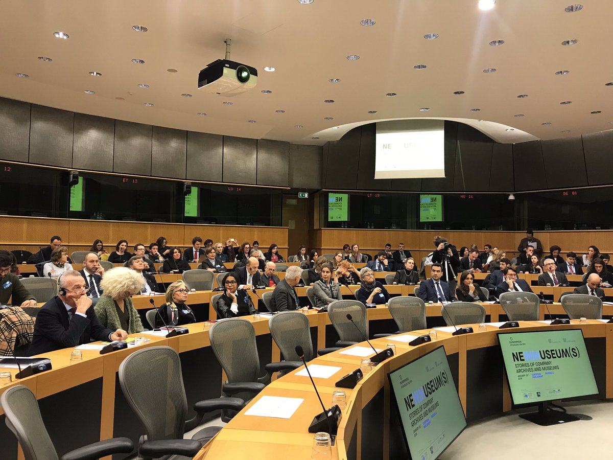 SilviaCostaEU's tweet photo. Oggi al Parlamento europeo presentiamo “Newmuseum(s). Stories of company archives and museums”, film promosso da @Museimpresa e diretto da Francesca Molteni. 

Un’occasione per ricordare l’impegno della cultura d’impresa nello sviluppo dell’identità culturale italiana ed europea. https://t.co/oIAaKGd37w