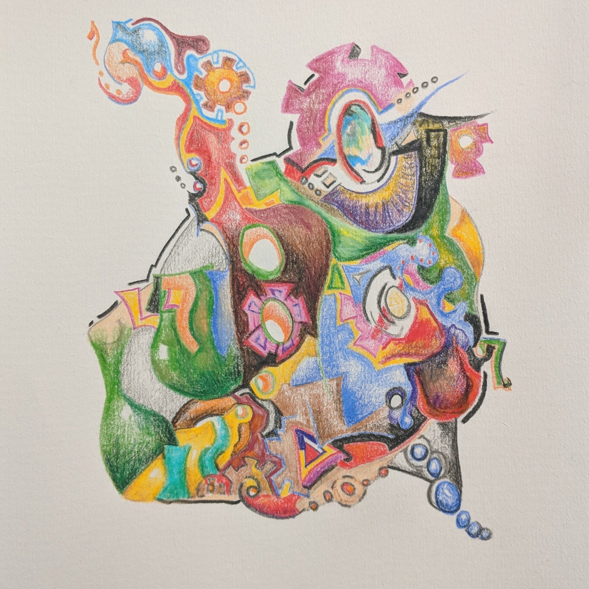 Bradley K P on Twitter: ""Heart of Color" #Art #color #colorpencil #