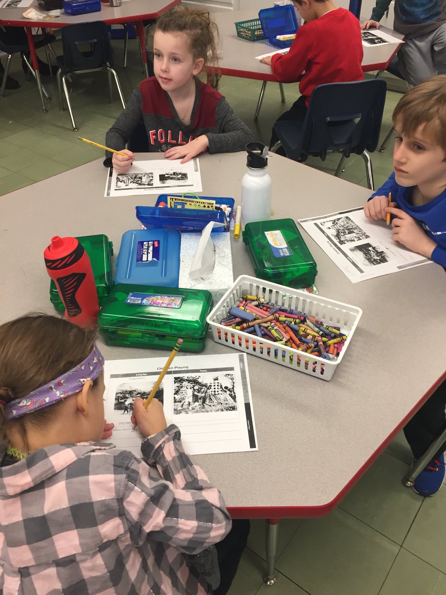 MrsSchaeferRm1's tweet photo. Historians comparing how life Long Ago was different than Today. https://t.co/y9Nn2hE9eF