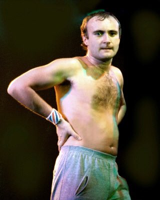 Everybody wish Phil Collins a happy birthday. Here he is in half of his birthday suit 