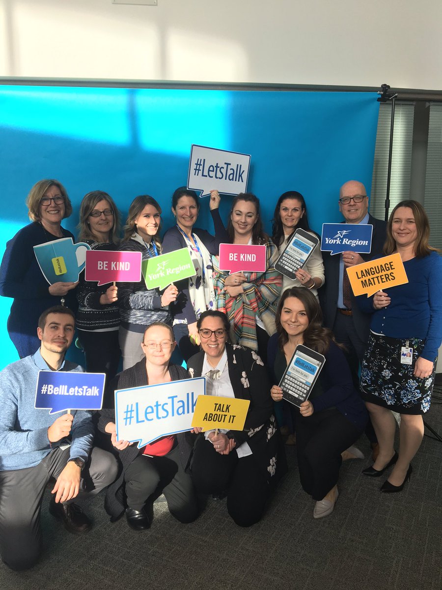 Mitchell_15's tweet photo. On this #BellLetsTaIkday I am reminded of the ongoing commitment @yorkregiongovt makes to supporting positive employee health and wellness. #teamcorpcomm #belletstalk #leadwithempathy https://t.co/cd0mcqv9xy