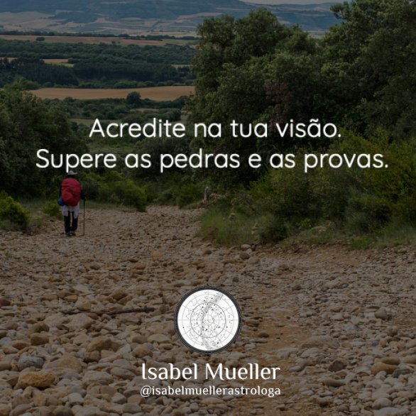 IsabelMueller's tweet photo. Estás em busca de um caminho que amplie teus horizontes, na Alma e na geografia. 
Já estás no caminho. Cada dia é um passo nessa jornada. 
E mais importante do que a chegada é o modo como andas. Caminha com fé. Acredita na tua visão interna. Apesar das pedras e das provas.
Leve a https://t.co/vPqgRM3jjO