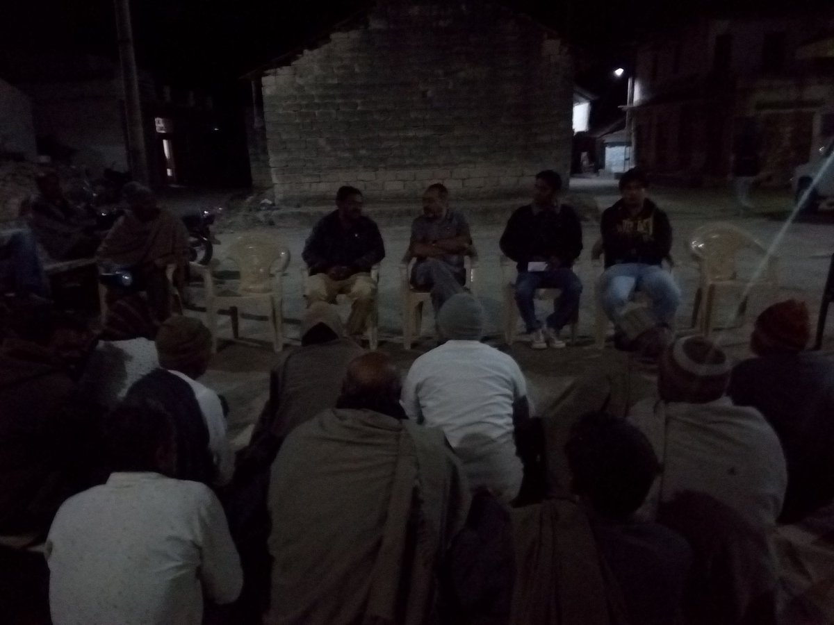 night hault at- Juni chavand, visavadar.