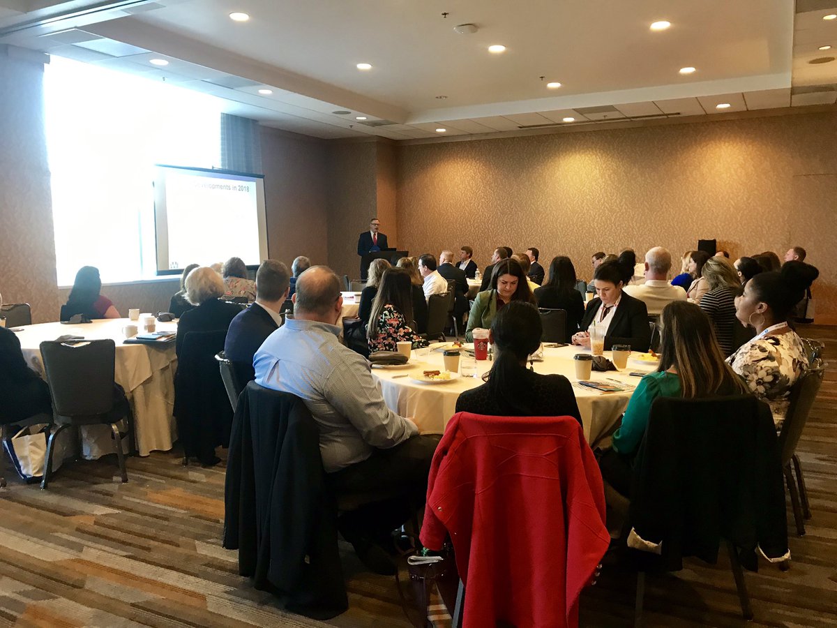 PSG340B's tweet photo. Incredible start to the #340BConf this morning! We had an awesome breakfast with guest speaker @TSlafsky who provided an update from Capitol Hill! Weren’t able to attend? DM us for a copy of the slides! https://t.co/K1paXPmlJr
