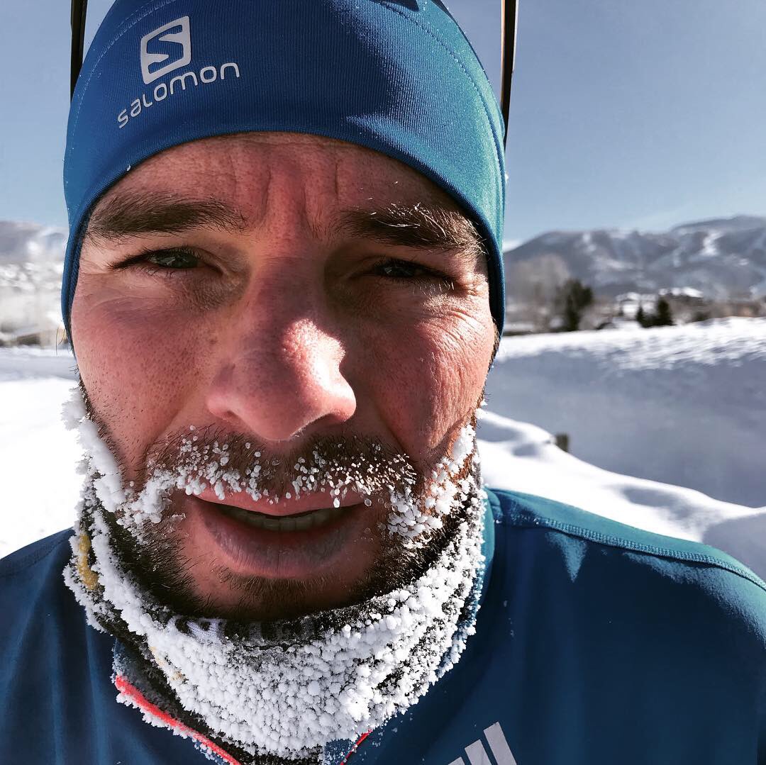 VanDamCNN's tweet photo. #frozenbeards of #running unite! Best described through the meteorological definition of an #Inversion; a reversal of the normal decrease of air temperature with altitude. In other words, the valley was flippin’ cold! (-5°F/-20 °C) @atlantatrackclub @2oceansmarathon @taravandam https://t.co/zd3xBuYKCr