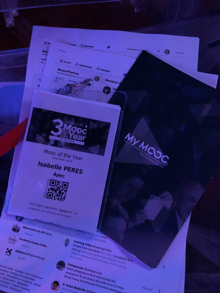#MoocofTheYear c’est parti pour les suivre cet événement cela va bientôt démarrer <a href="/My_Mooc/">My Mooc</a> <a href="/clemeslin/">Clément Meslin</a> <a href="/Jocturp/">Jocelyne Turpin</a> @CecileDej @jeanvds <a href="/Apecfr/">Apec.fr</a>