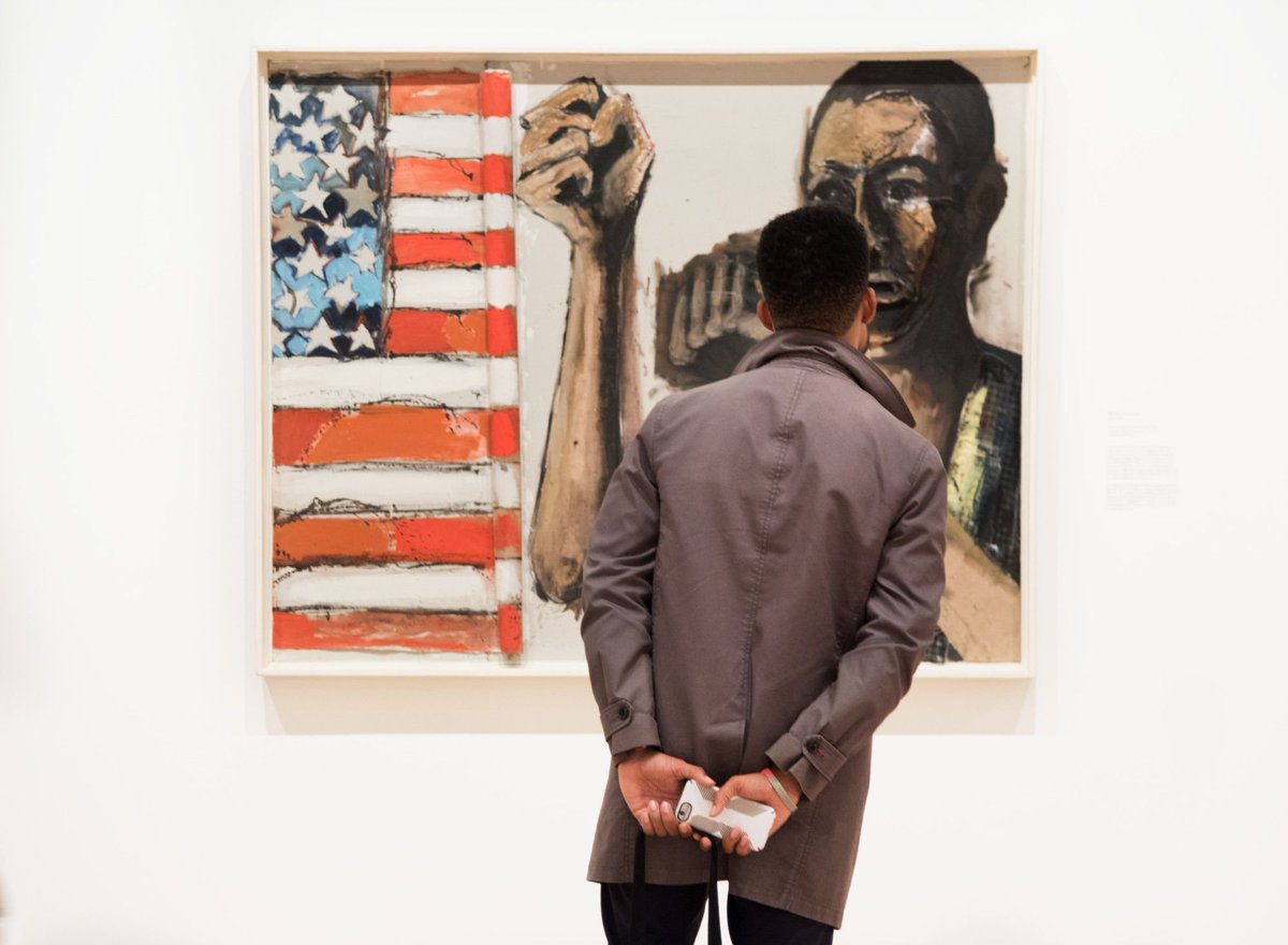 brooklynmuseum's tweet photo. Only five days left to check out the exhibition that @nytimes called "radiant and radical." Soul of a Nation: Art in the Age of Black Power closes this Sunday, Feb 3. https://t.co/29DjczUh4b #SoulofaNationBKM https://t.co/7RquD4Mke5