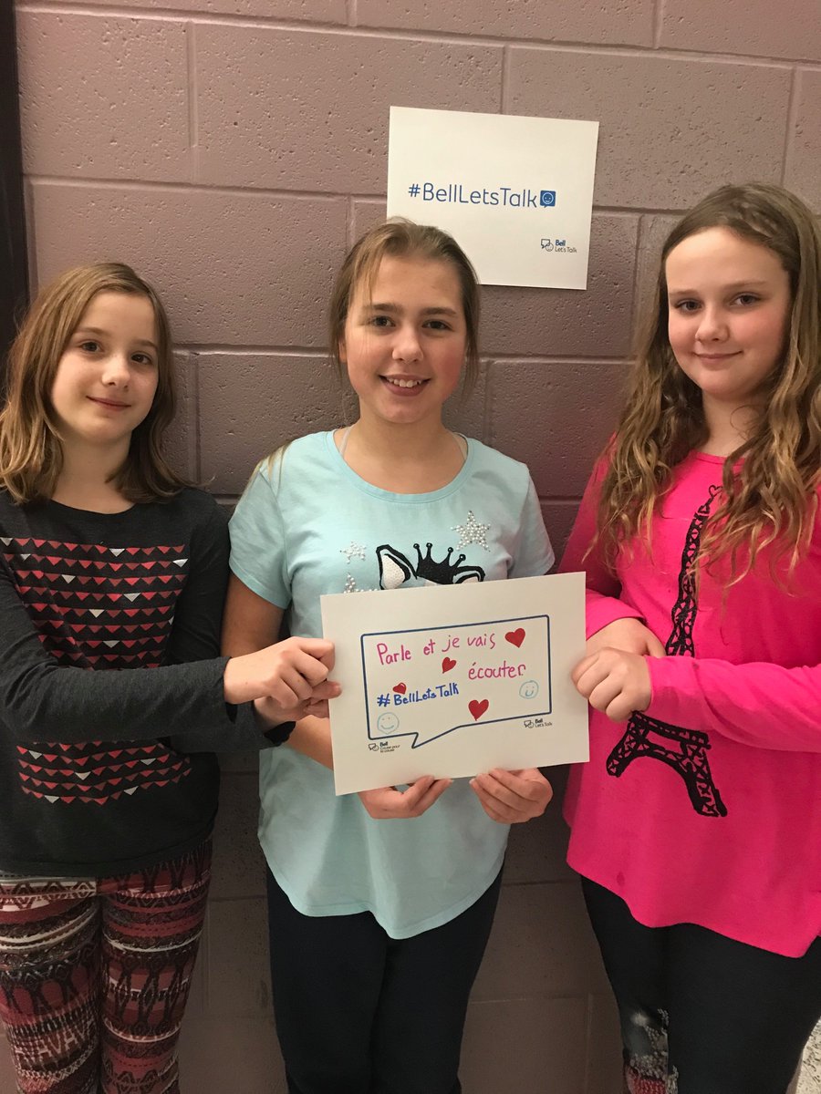 Parle et je vais écouter.
Talk and I will listen.
#BellLetsTalk