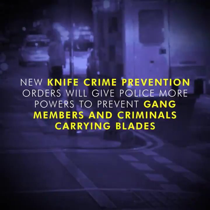 Home Office on Twitter "Knife Crime Prevention Orders will give police