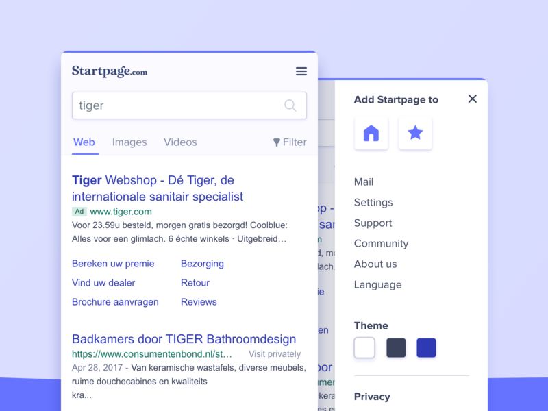 yummygum's tweet image. Earlier today we ⛹️‍♀️&apos;d:

@StartPageSearch Mobile Results buff.ly/2SeeAHm

#startpage #searchengine 
.