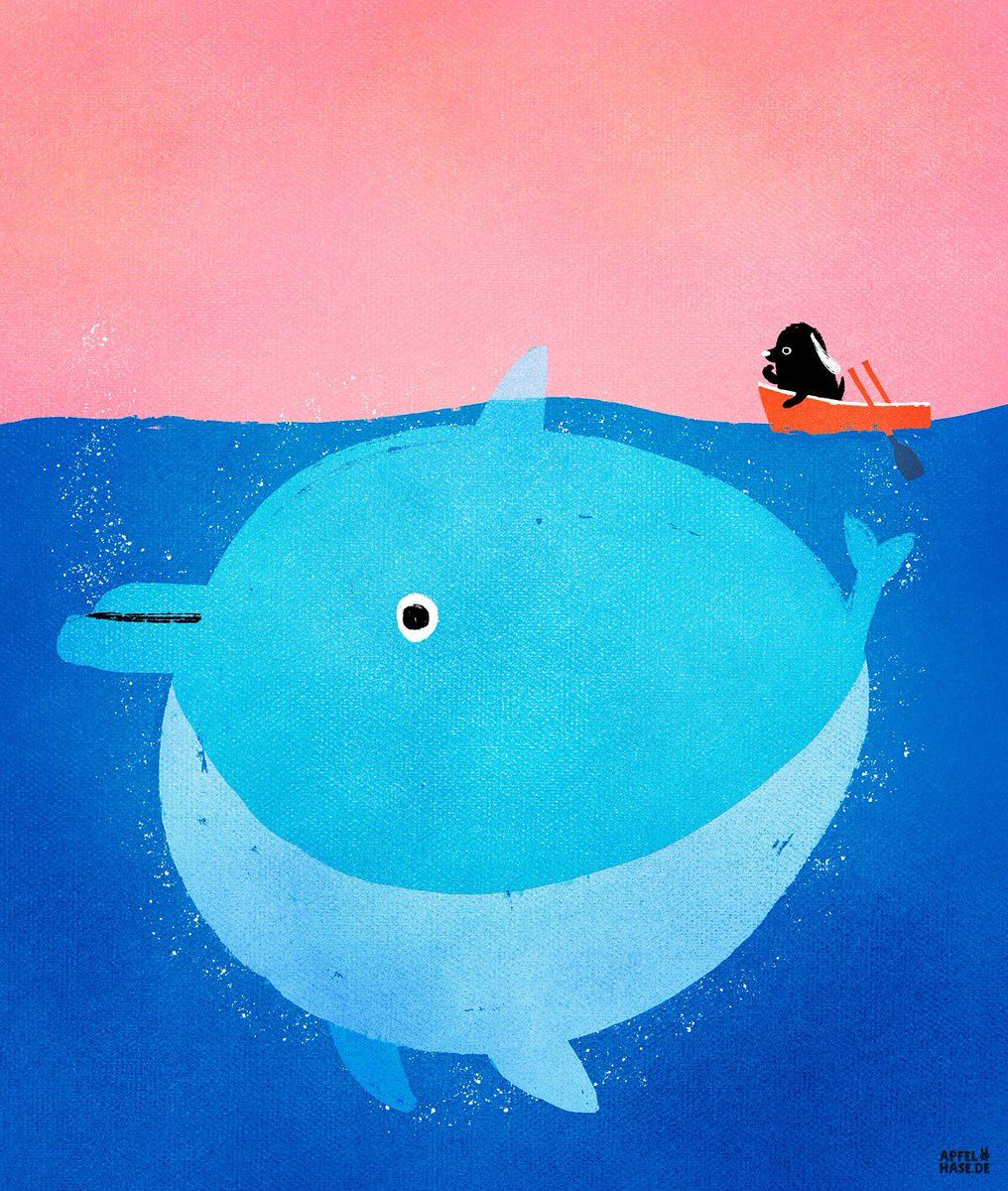 Dolphins are very intelligent creatures. 
#dolphins #delfine #ocean #illustration #illustrationartists #childrensbookillustration