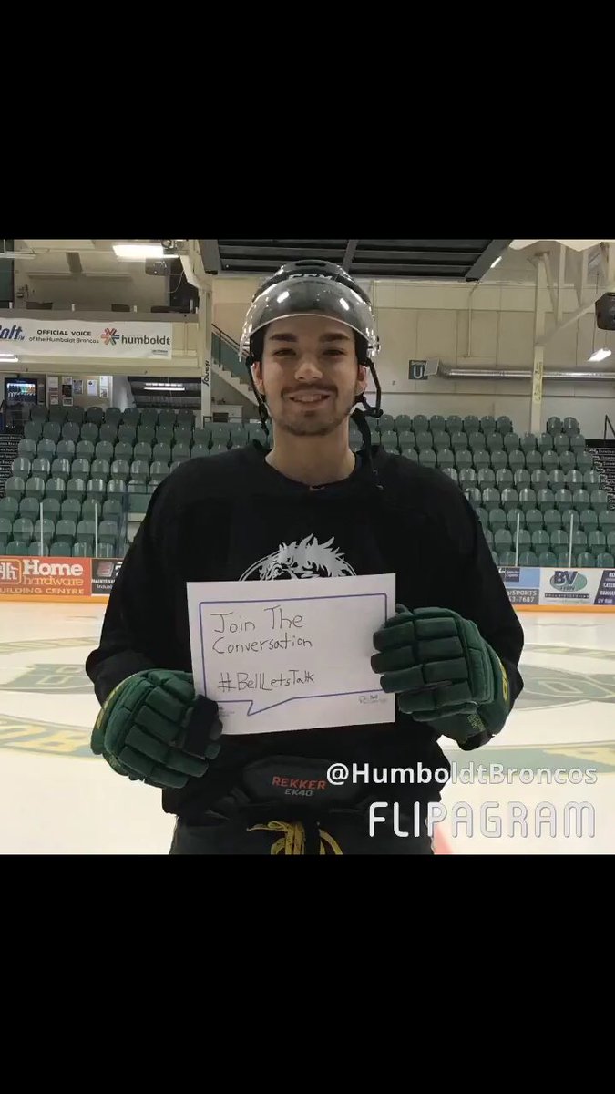 Logan Boulet is “frozen in time” but his message is not. Please do not allow this moment in time one year ago to be meaningless. Join the conversation ⁦<a href="/BellLetsTaIk_/">Bell Let's Talk RT</a>⁩ #BellLetsTalk ⁦<a href="/HumboldtBroncos/">Humboldt Broncos</a>⁩ ⁦<a href="/HockeyPerks/">HockeyPerks</a>⁩ ⁦<a href="/GreenShirtDay/">Green Shirt Day</a>⁩ ⁦<a href="/uLethbridge/">ULethbridge</a>⁩