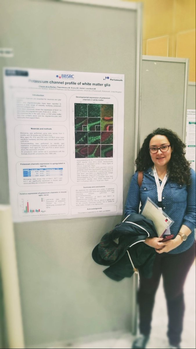 Just found this picture of my first poster presentation ever at a conference (FENS Regional Meeting, Thessaloniki, Greece, Oct 2015) ☺️ #PhD #PhDlife #phdchat #PhDmemories #PotassiumChannels #WhiteMatter #Glia #LovelyGreece