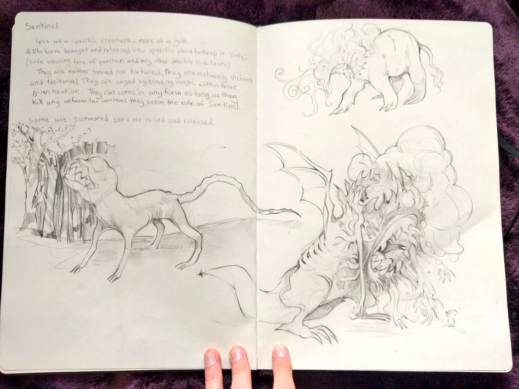 More partially finished pages 