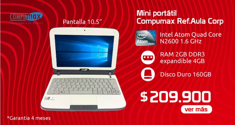 Mini Portatil Compumax