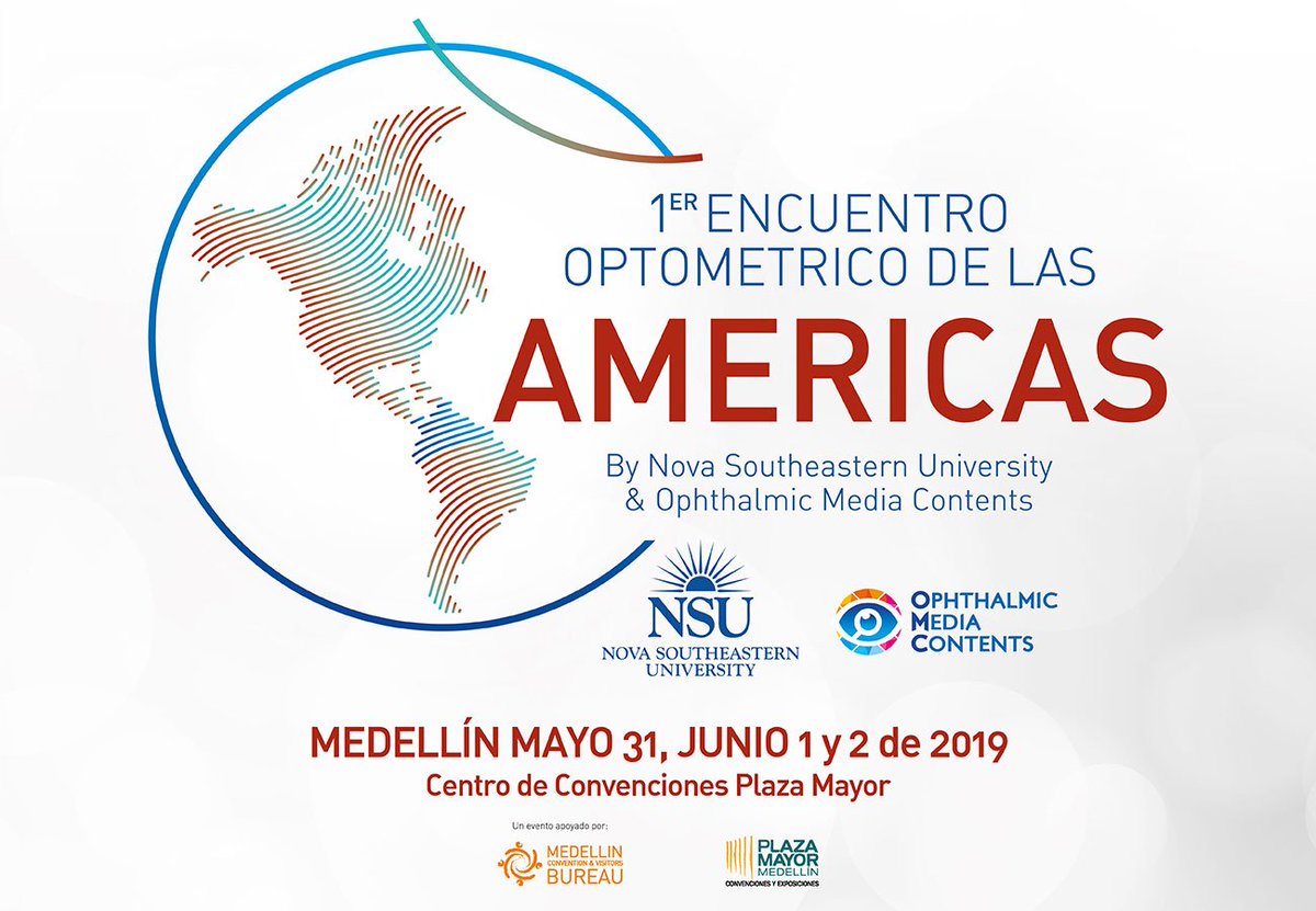 1er Encuentro Optométrico de las Américas, inscripciones en sucongreso.co/optometrico #sucongreso