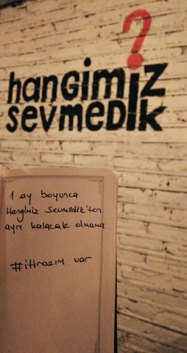 Bütleri destekliyoruz, şehre dönelim.

#İtirazımVar