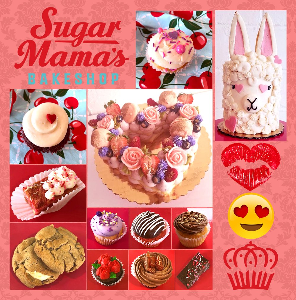 From buttercream flowers to Llama Love, we’ve got the prettiest sweets for your #valentine 💋😍😘#valentinesday #cupcakes #vegan #glutenfree #prettyinpink